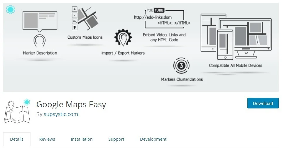7 Best Free Google Maps Plugins For WordPress 6 Google Maps Easy
