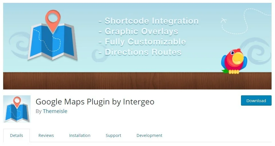 7 Best Free Google Maps Plugins For WordPress 7 Google Maps Plugin by Intergeo