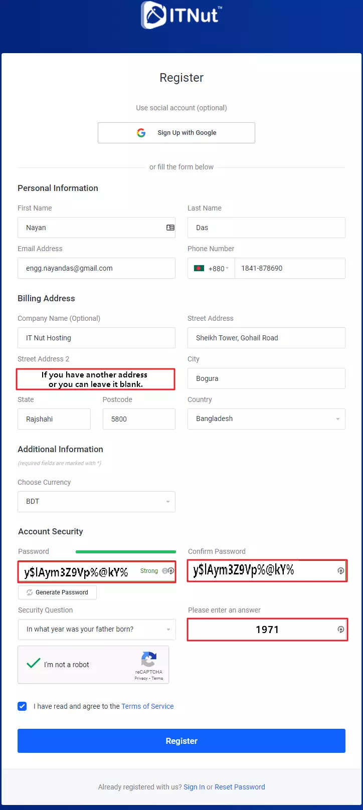 How Do I Open a New Account On IT Nut Hosting? 3 How Do Open a New Account On IT Nut Hosting