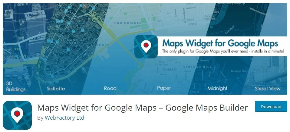 7 Best Free Google Maps Plugins For WordPress 8 Maps Widget for Google Maps