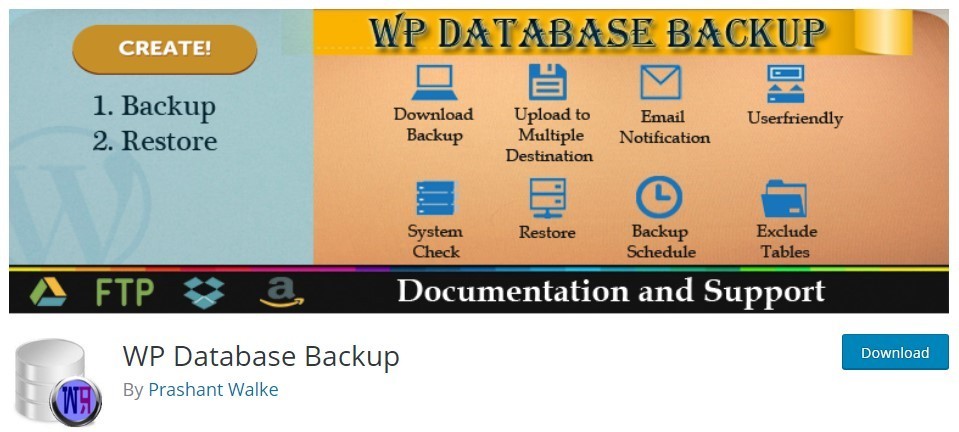 7 Best WordPress Backup Plugins 9 WP Database Backup