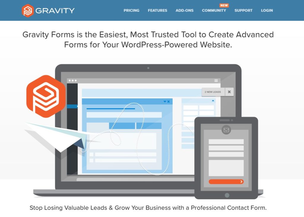 7 Most Popular Contact Form Plugins for Your WordPress Website 7 gravity form