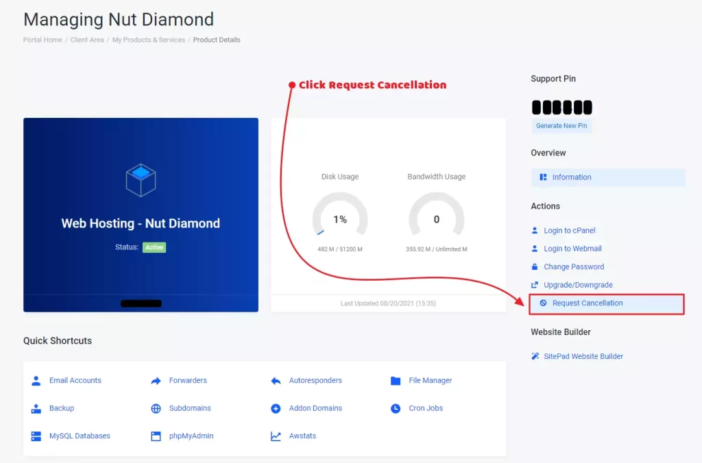 How To Request Cancellation Of Your Hosting Service? 3 image1 1 1