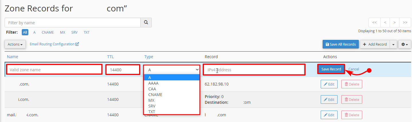How to Add a DNS Record from cPanel? 5 image4 4