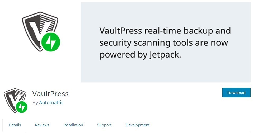 7 Best WordPress Backup Plugins 5 vaultpress