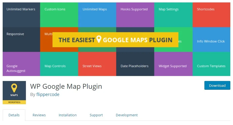 7 Best Free Google Maps Plugins For WordPress 2 wp google map plugin