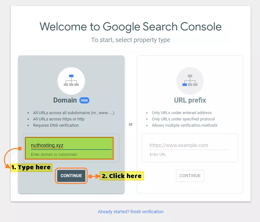 How to add a custom domain to google sites? 4 add custom domain 1